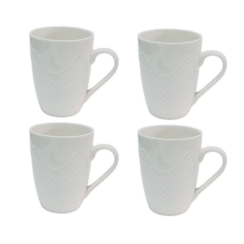 Taza de cerámica blanca 8.3x10.5cm Taza De Cerámica Blanca 8.3x10.5cm