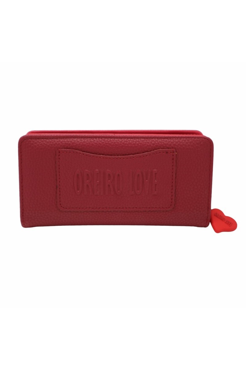 Billetera Oreiro Rojo