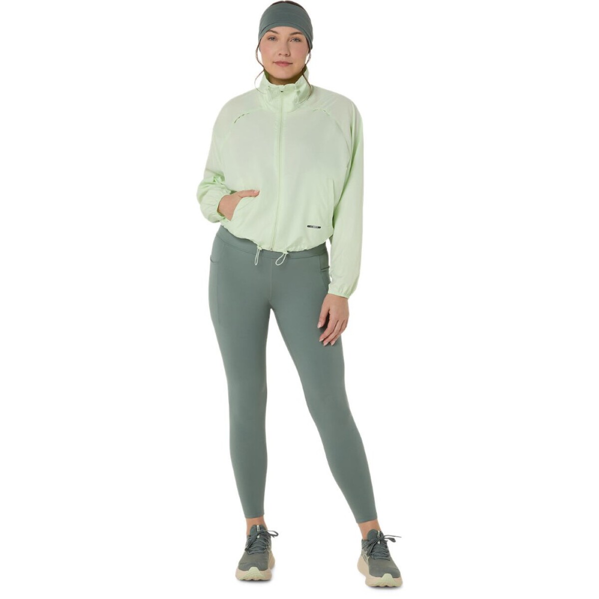 Casaca Training Nagino Actibreeze Short Jacket Mujer - Whisper Green 
