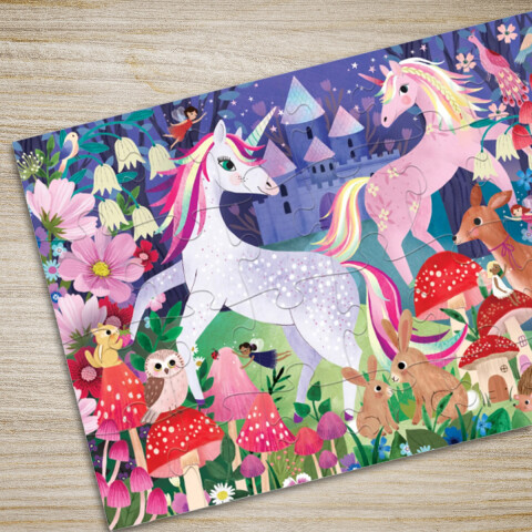 Puzzle Crocodile Creek 24 Piezas 35 x 48 cm Unicornio