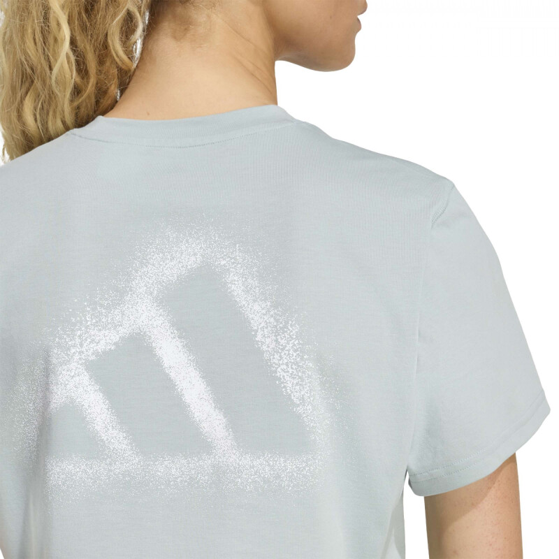 Remera Adidas W PWR G T Mujer KB9398 Celeste