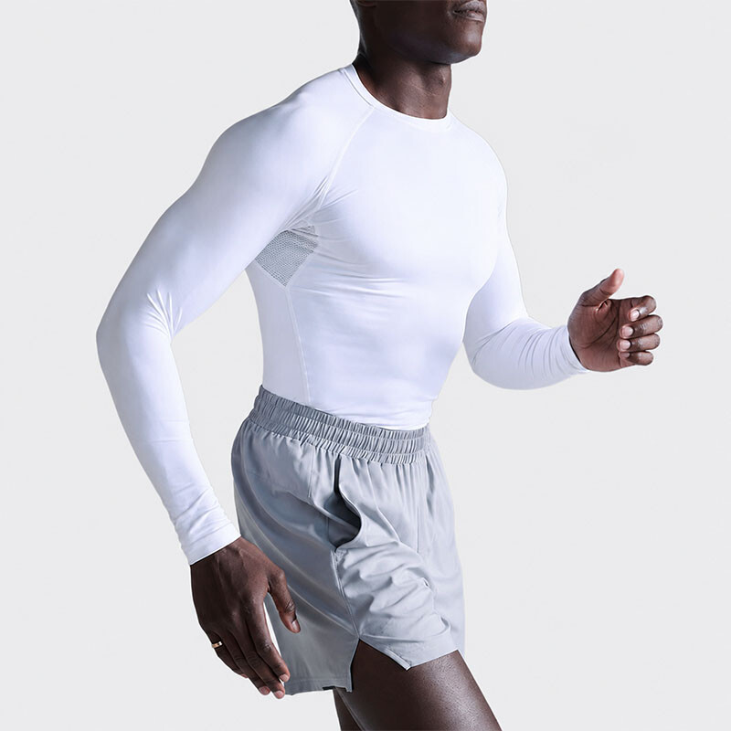 Remera 2XU Core Compression Long Sleeve Blanco