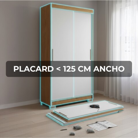 PLACARD < 125 CM ANCHO Armado