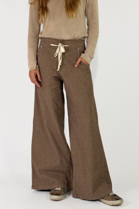 PANTALON DAKOTA Marron
