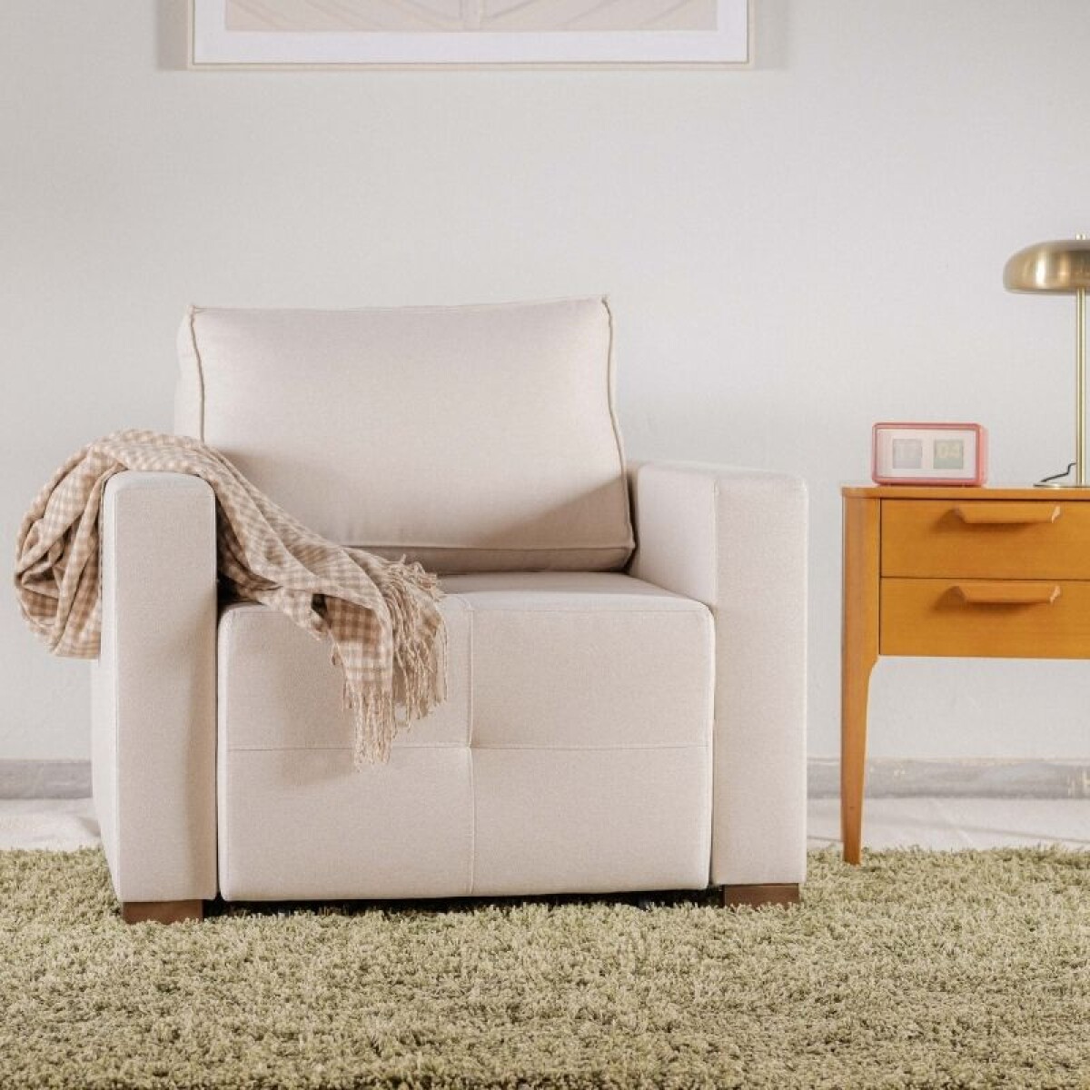 Sofá Cama Torres 1 Cuerpo - Beige 