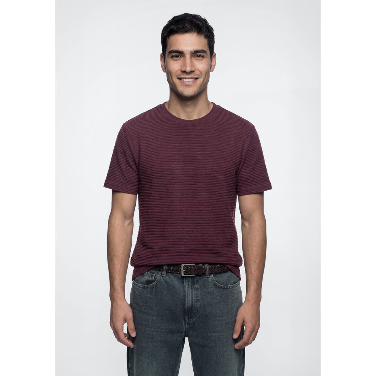 CAMISETA MM MASC - VERMELHO ESCURO 