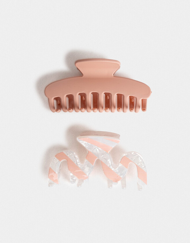 Broches Sets De resina Set De Broches Combinados - Rosa Claro