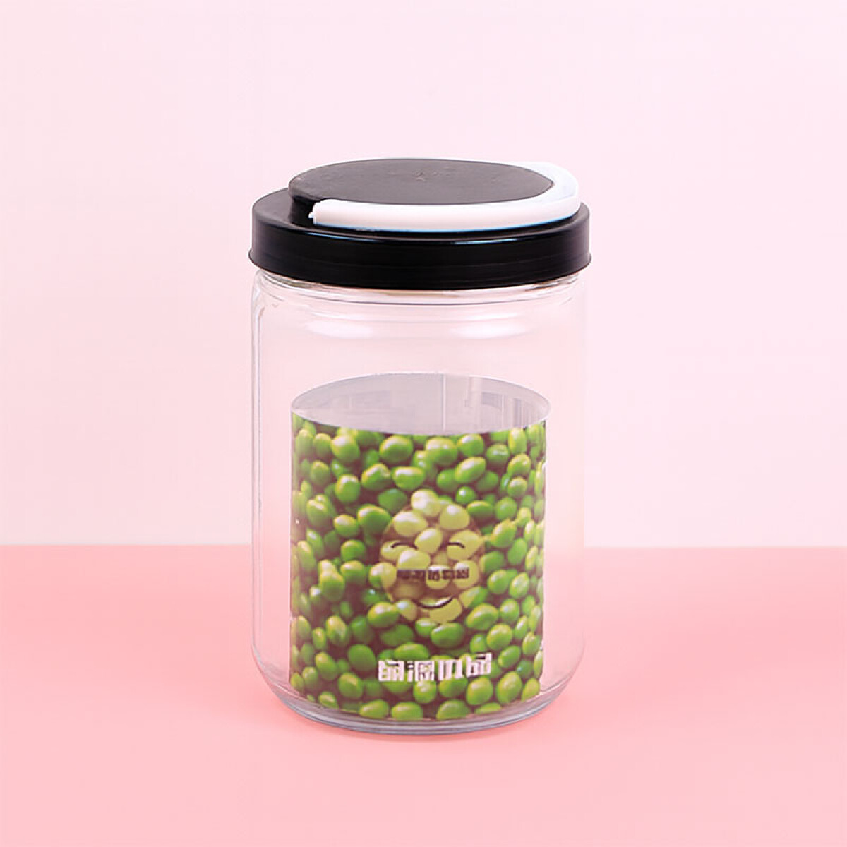 Frasco de vidrio cierre hermético con asa - Frasco De Vidrio Cierre Hermético Con Asa 