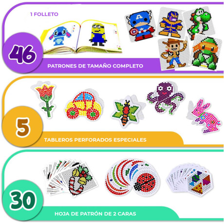 Set De Cuentas Beads Decoración 111 Diseños Brillantes Set De Cuentas Beads Decoración 111 Diseños Brillantes