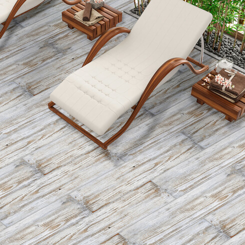 SEMI GRES PARA PISO Y PARED DE 22X90 IMITACION MADERA GAMAS DE GRIS MATE LISO RECTIFICADO PEI IV LUME GAMAS DE GRIS