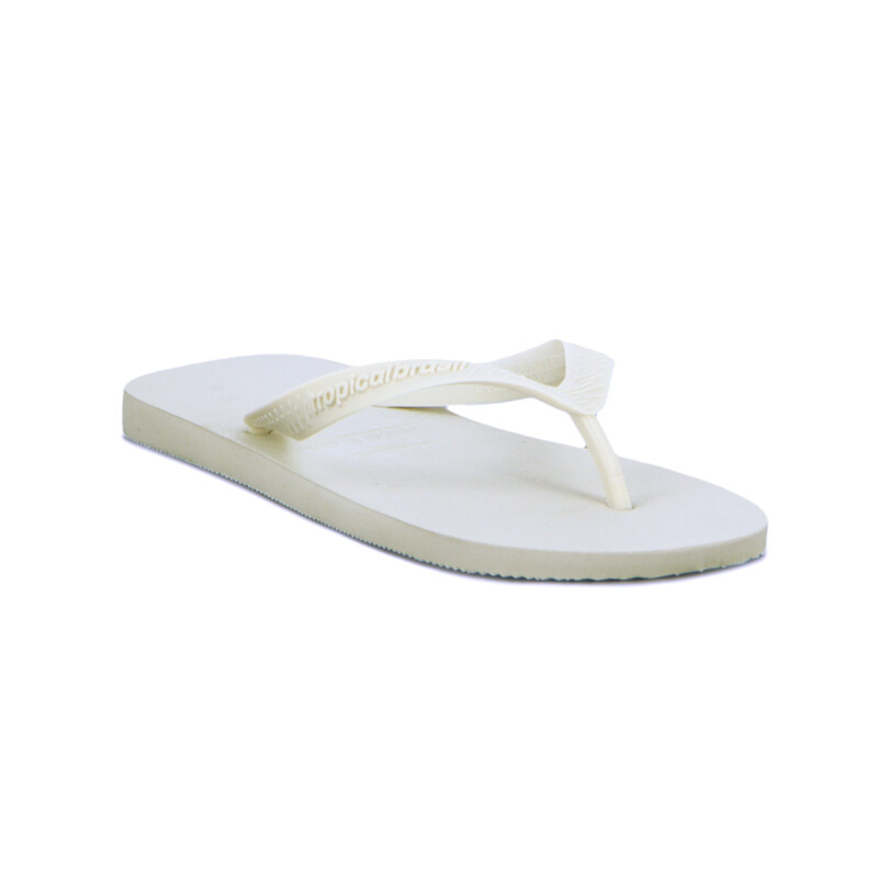 Tropical Brasil Ojota Basic De Hombre - Blanco Blanco