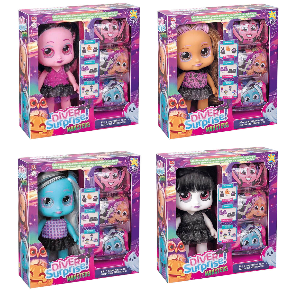 Muñeca Diver Surprise Monsters Fashion Con Sorpresa 