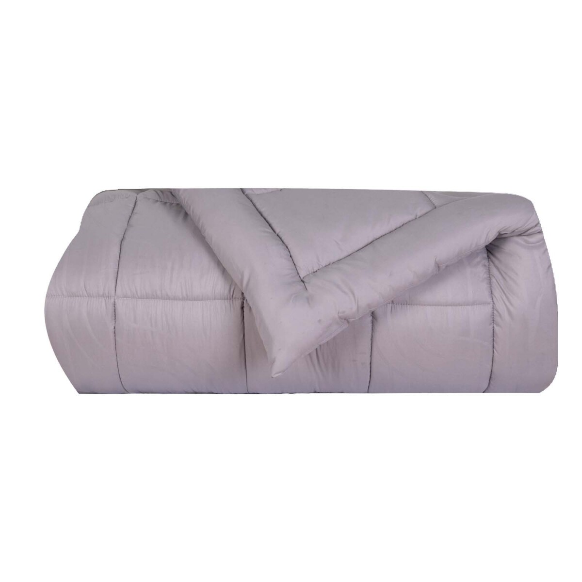 ACOLCHADO - 1 PLAZA POLIESTER GRIS EMBOSSED 