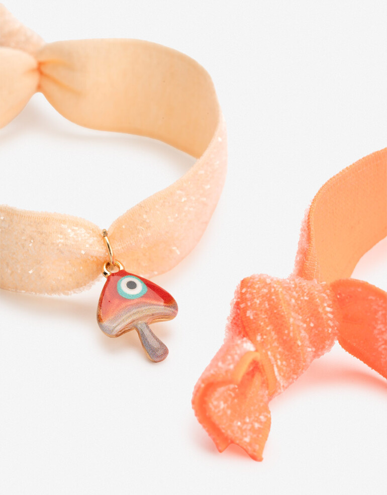 Pulseras Elásticas Sets Con Dijes Set De Pulseras Elásticas - Dorado