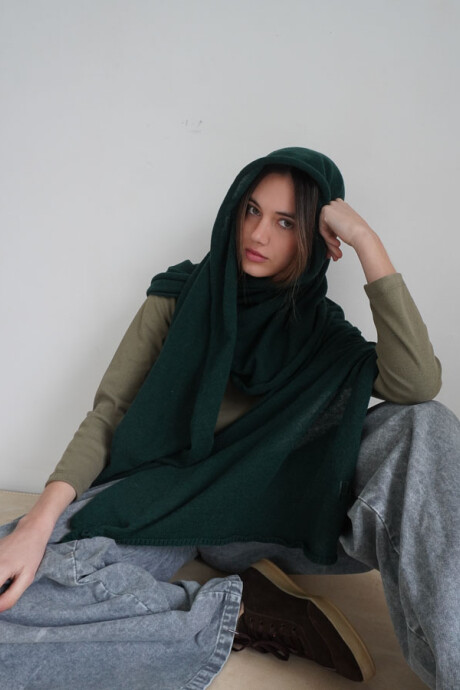 Pashmina PUR Verde Ingles