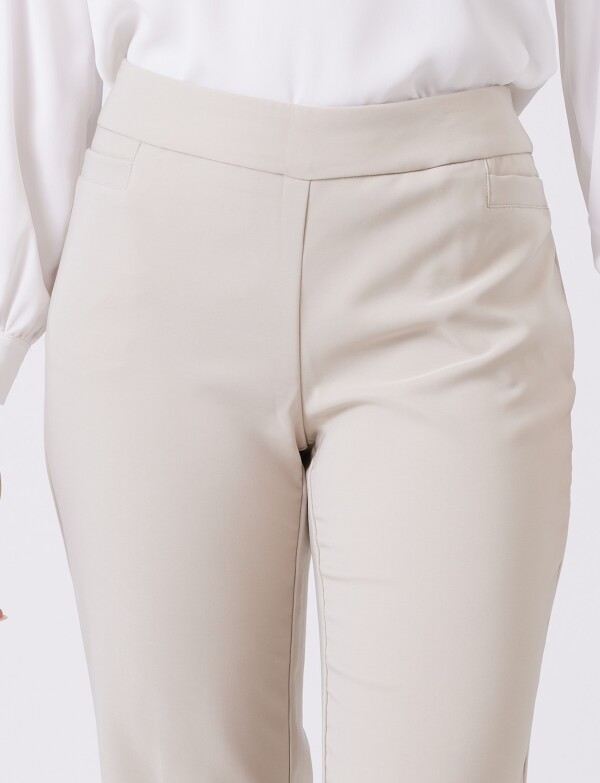 Pantalon Sastrero Slim BEIGE
