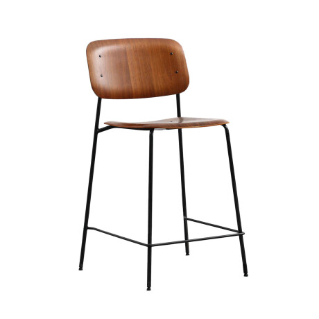BUTACA TABURETE BAR MADERA MARRON O´CONOR