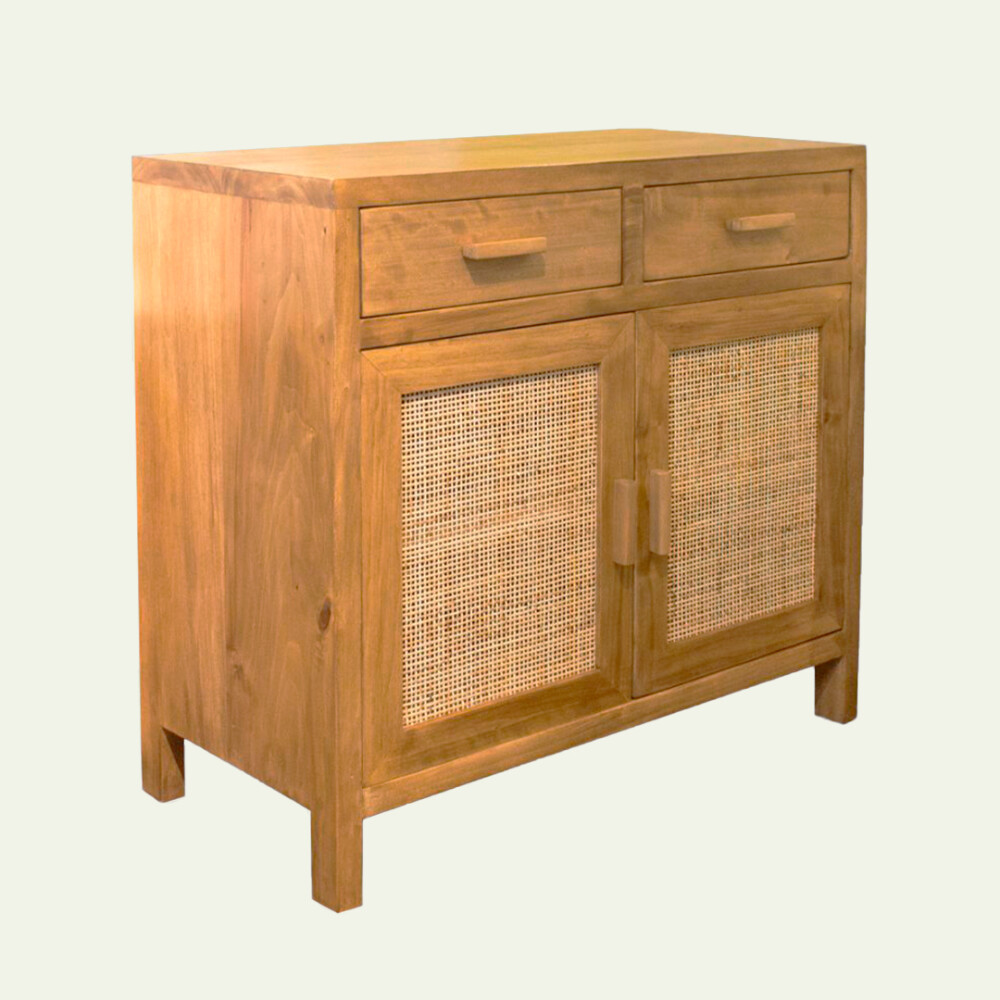Mueble auxiliar con esterilla 80x40x85h (por pedido) Mueble auxiliar con esterilla 80x40x85h (por pedido)