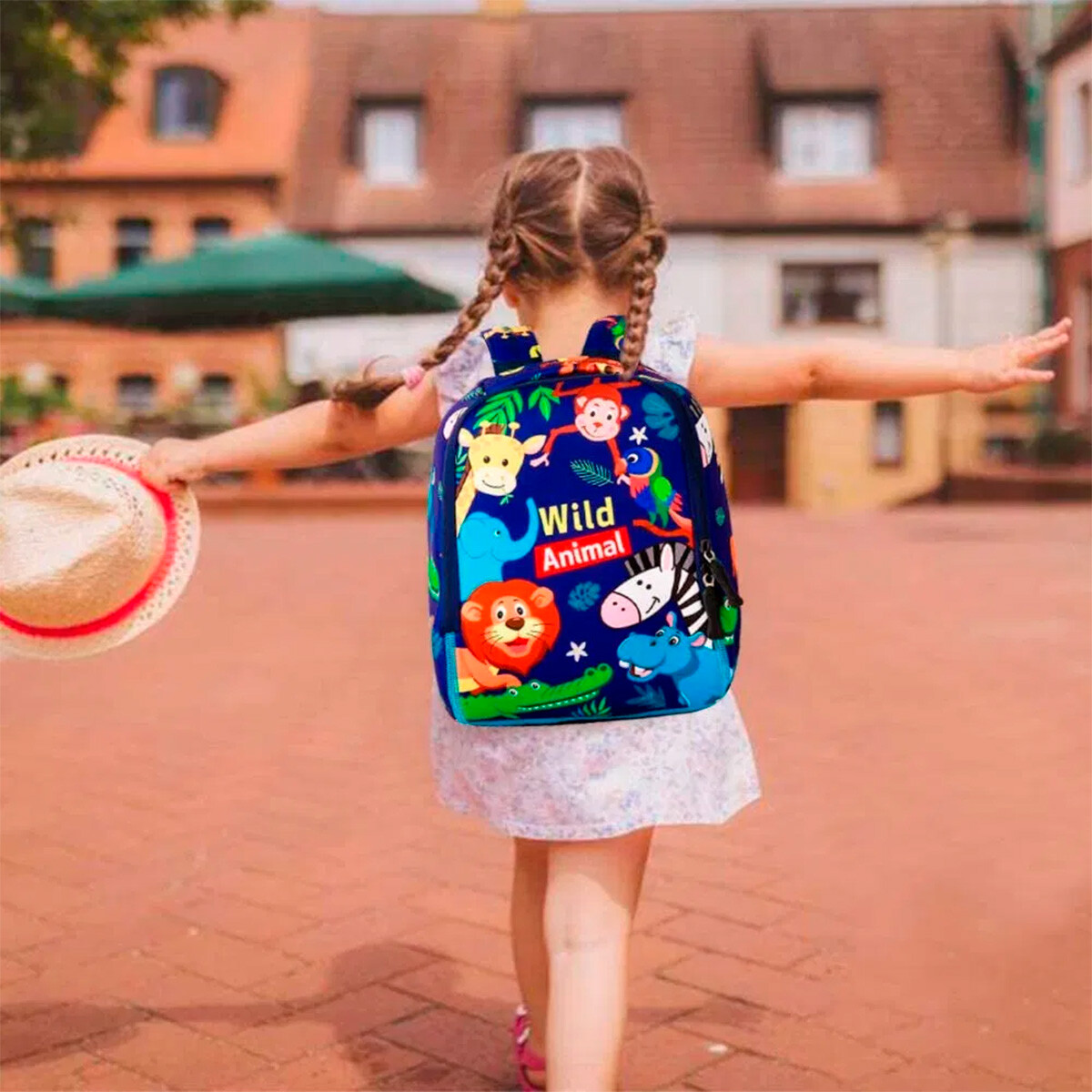 Mochila Infantil Neopreno Brio Niños Niñas Escolares - Selva Mochila Infantil Neopreno Brio Niños Niñas Escolares - Selva