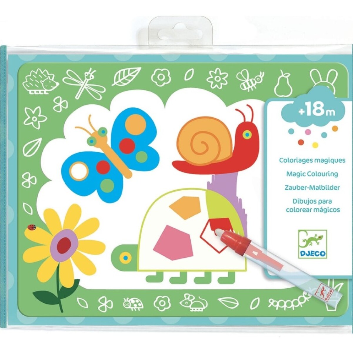 Dibujos para colorear Garabatos Mágicos Djeco 