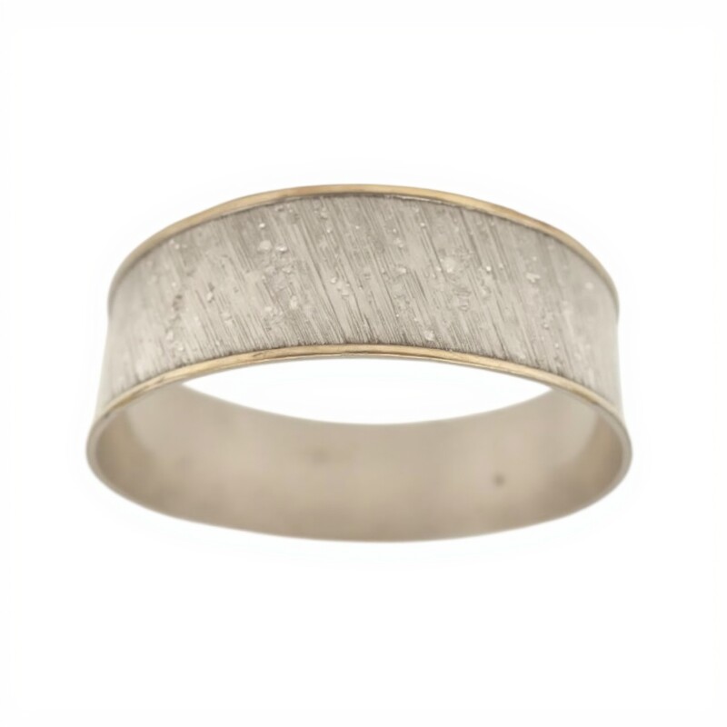 Esclava rayada con borde ancha-Plata y Oro-Sin piedra-ES5011 sinpiedra