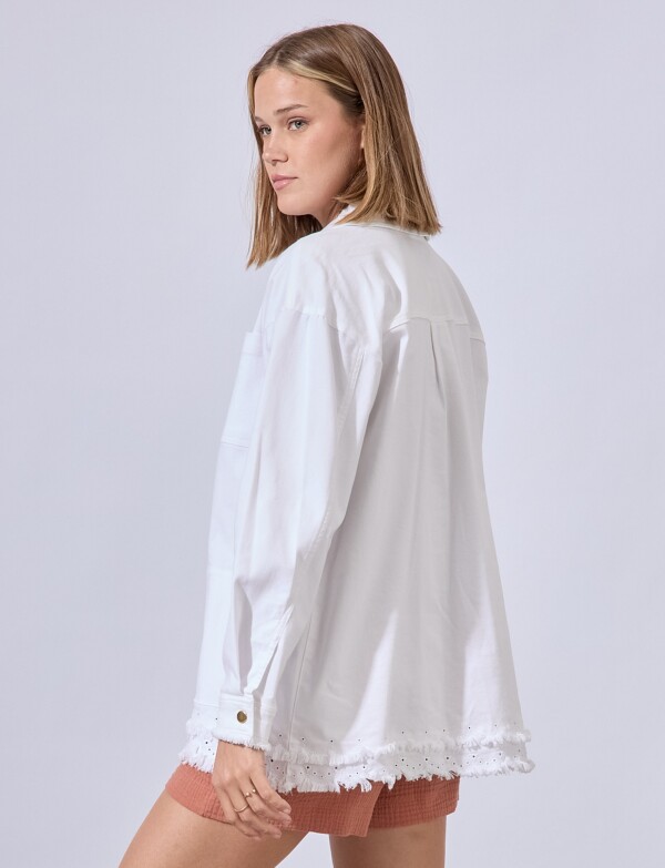 Sobrecamisa Bordada BLANCO