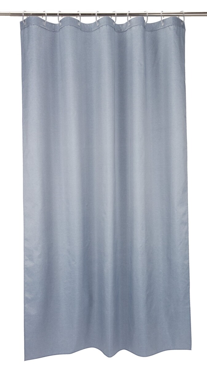 Cortina de ducha VIBBLE 180x200 azul 