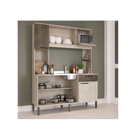 COCINA COMPACTA 1.68 M RUSTICO CARVALHO SINTRA ARTECAS MILAN COCINA COMPACTA 1.68 M RUSTICO CARVALHO SINTRA ARTECAS MILAN