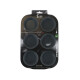 Molde para muffin x6 antiadherente 27,5x18,5x3,5 cm GRIS