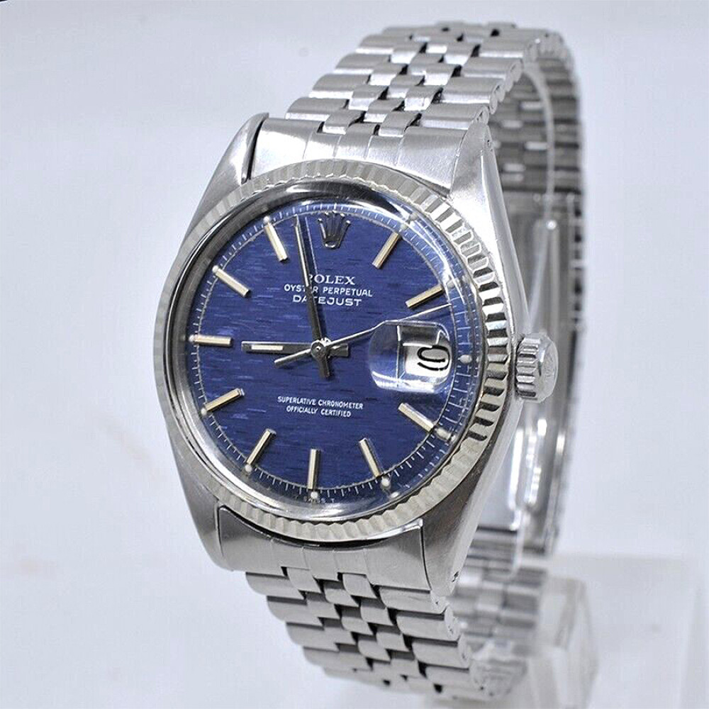 Rolex Datejust 1601 Esfera Mosaico Azul. Año 1971. Caja 36 Mm Rolex Datejust 1601 Esfera Mosaico Azul. Año 1971. Caja 36 Mm