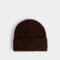 Gorro Gorro Tejido Bordado - Marron Chocolate
