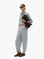 Pantalón Con Cintura Elástica Tacto Suave gris