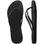 Sandalias Havaianas Slim Glitter II Mujer Negro/Negro