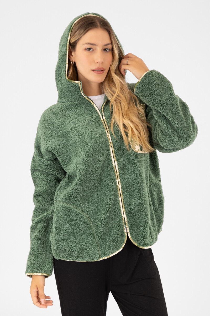 Campera secret Verde lago