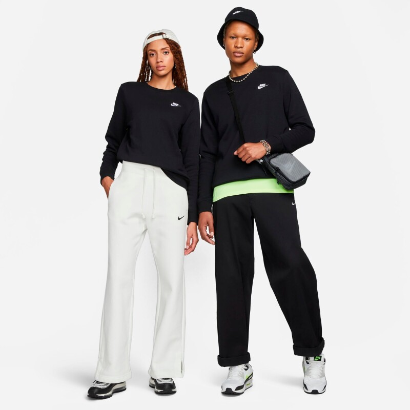 Abrigo Nike Sportswear Club Fleece de Mujer Negro