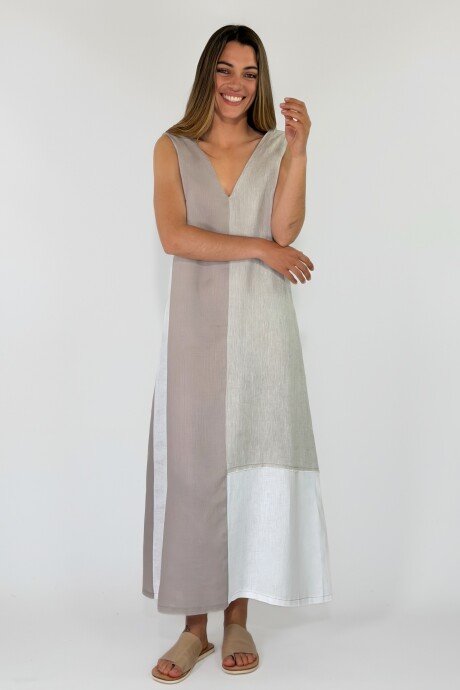 VESTIDO JOAQUINA Beige