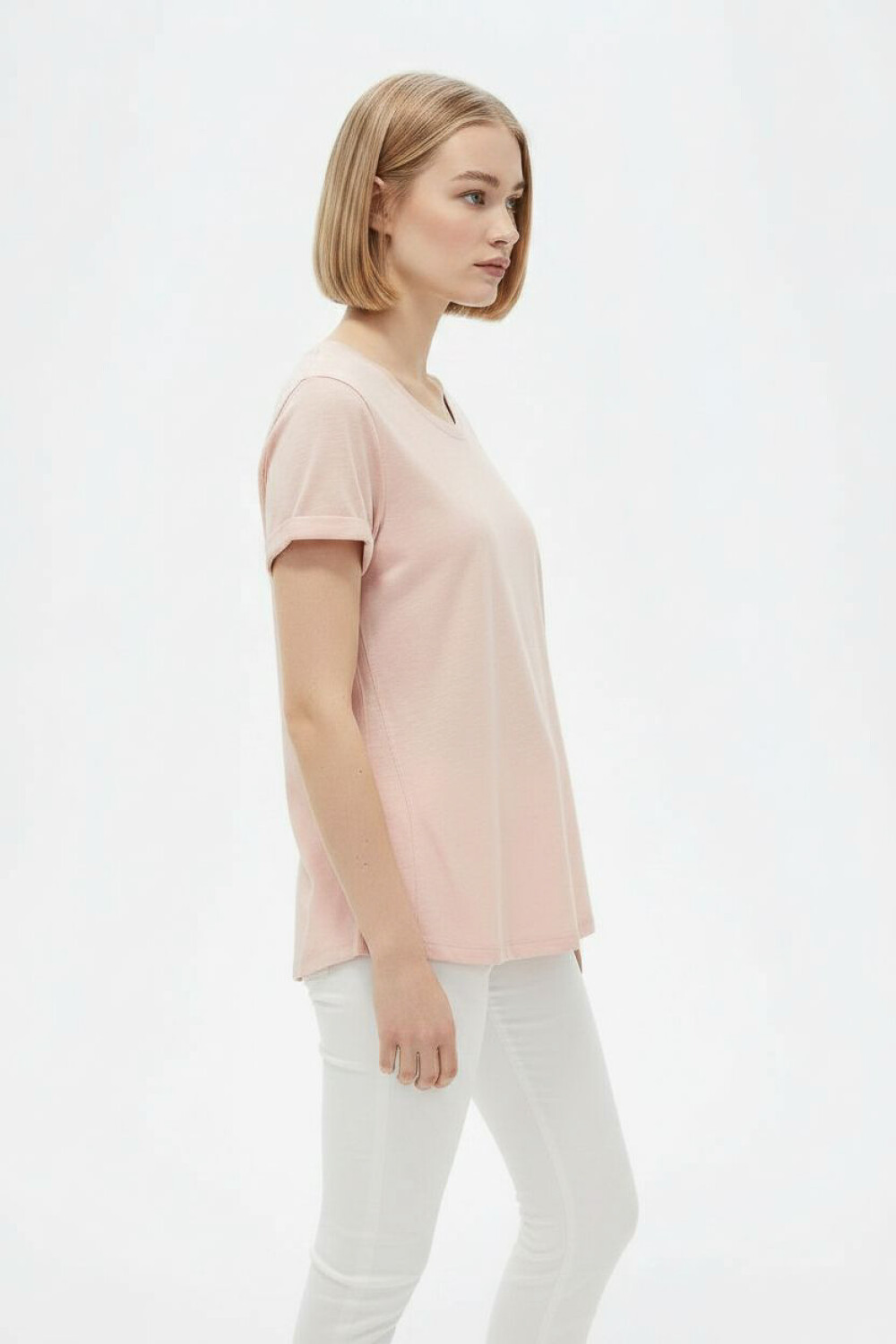 Remera Cordata Rosa Viejo