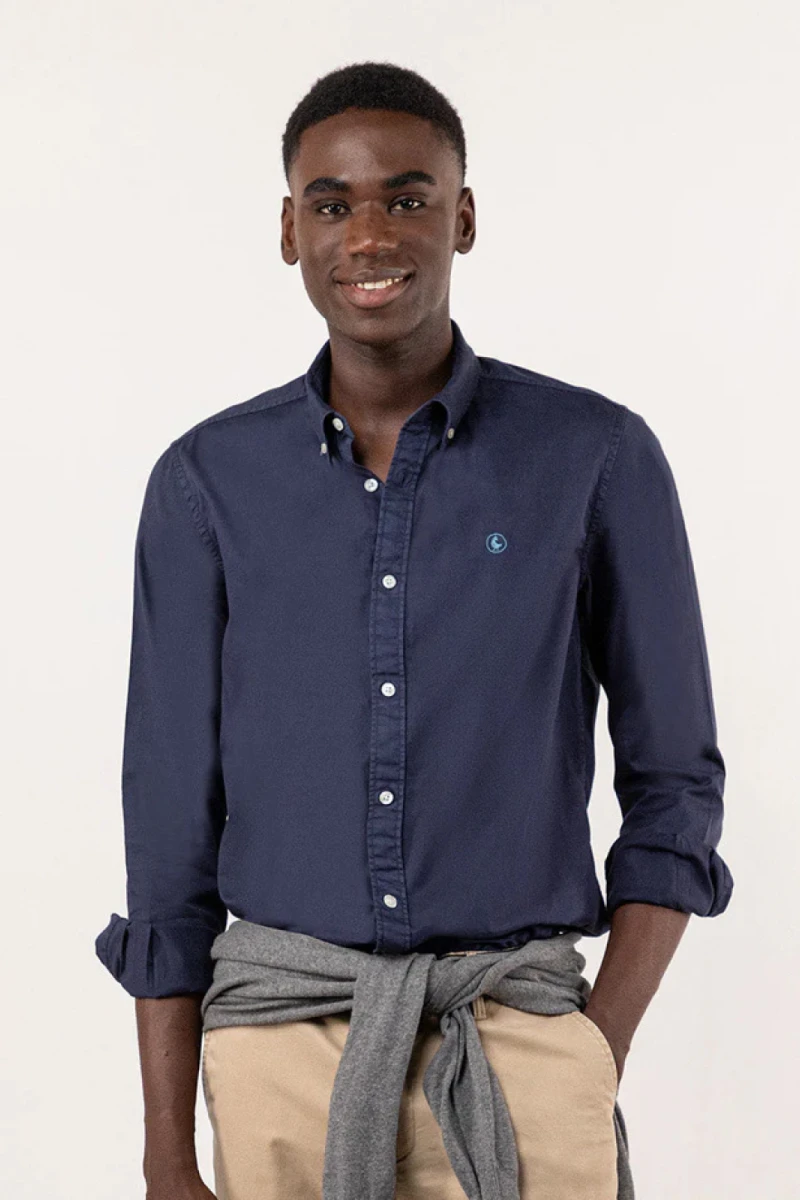 Camisa Garment Dyed El Ganso Marino