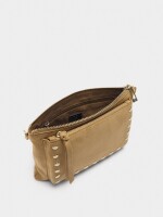 Bolso Bandolera Con Tachuelas taupe