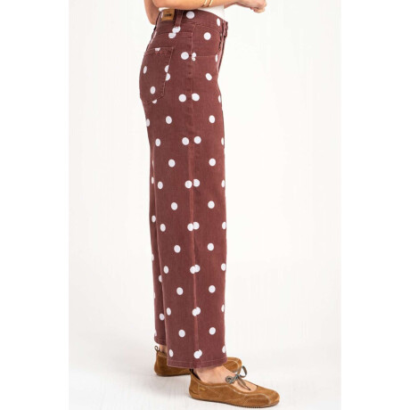 Jean Print Lunares Rojo
