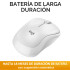 Mouse Llogitech M240 Silent Inalámbrico Bluetooth BLANCO