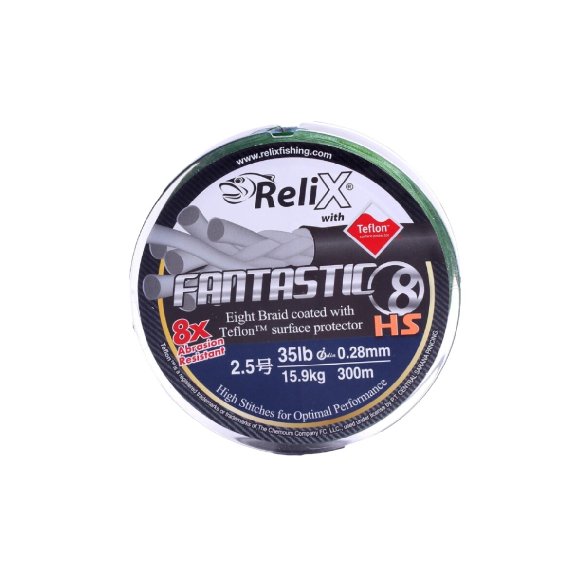 Relix Multifilamento Fantastic 8 150m No 1.2 0.28 mm 35 lb DA 
