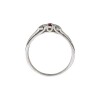 Anillo Trilogy-Plata 950-Piedra Zirconia y rubí-AN4091 conpiedra