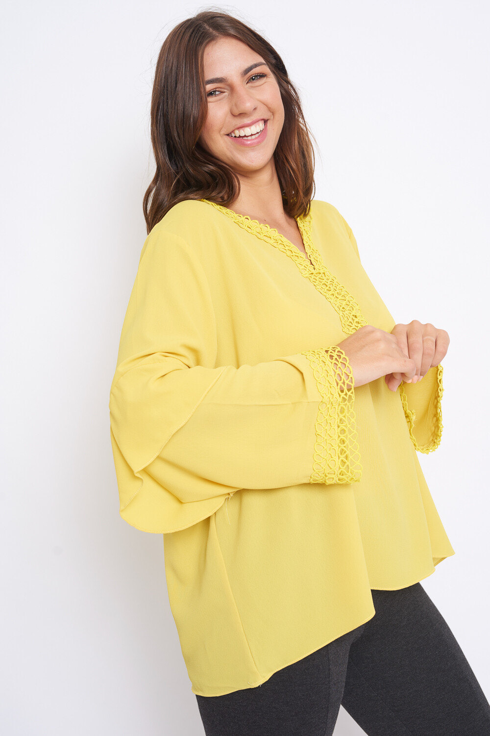 BLUSÓN EUGENIA Mostaza