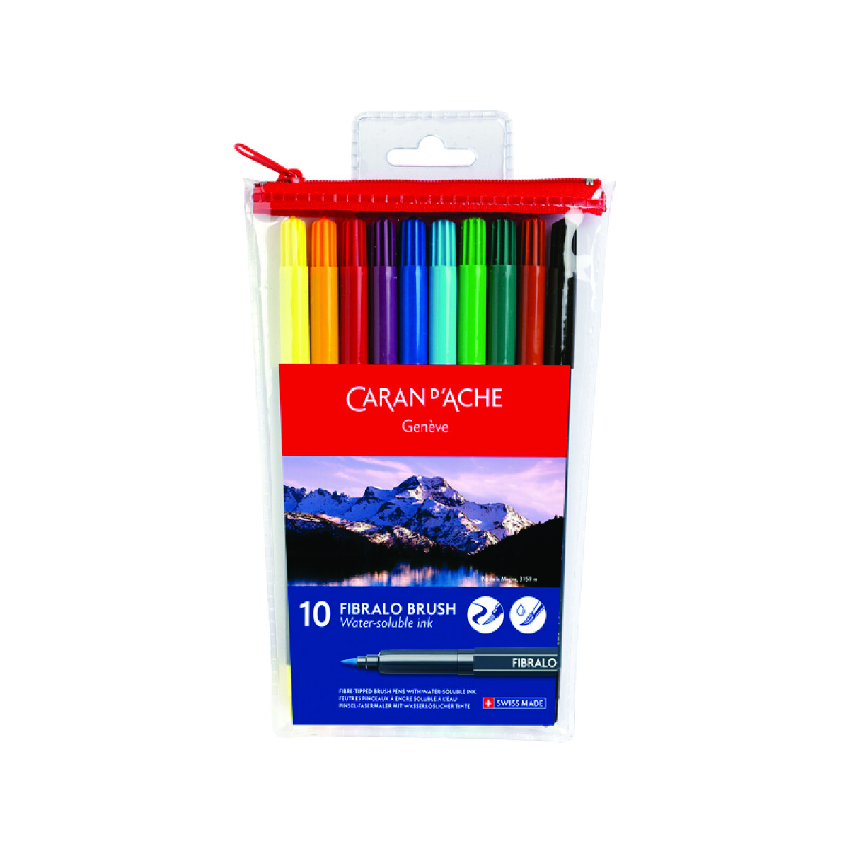 Marcadores Caran d'Ache Fibralo Brush 