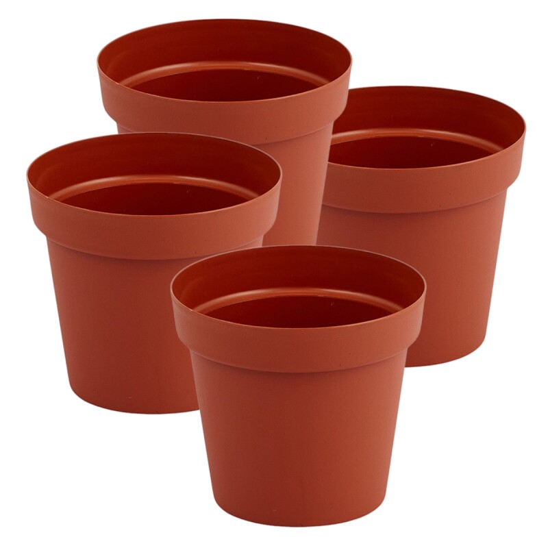 Set x4 Maceta 1,5 lts TERRACOTA