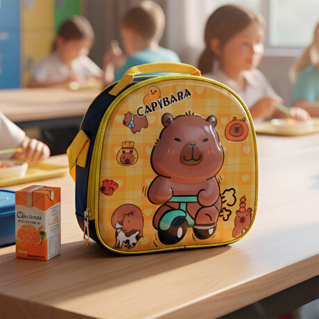 SetX3 Mochila Capibara Carrito Infantil Escolar SetX3 Mochila Capibara Carrito Infantil Escolar