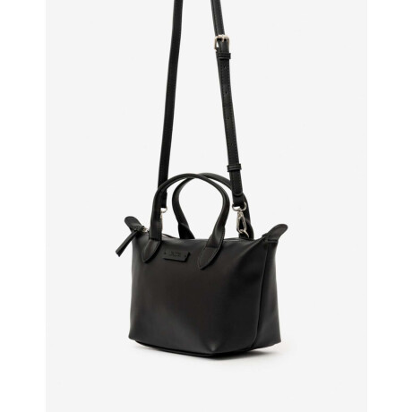 Bandolera Con Doble Asa Negro