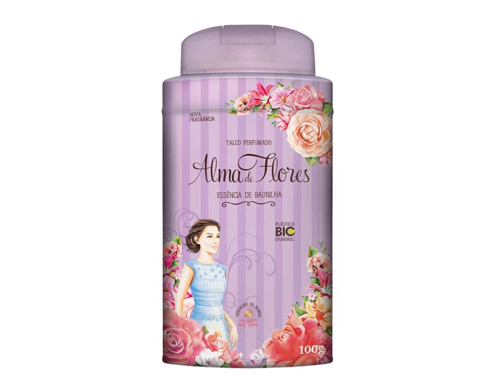 Talco Perfumado Alma de Flores Vainilla 100G 