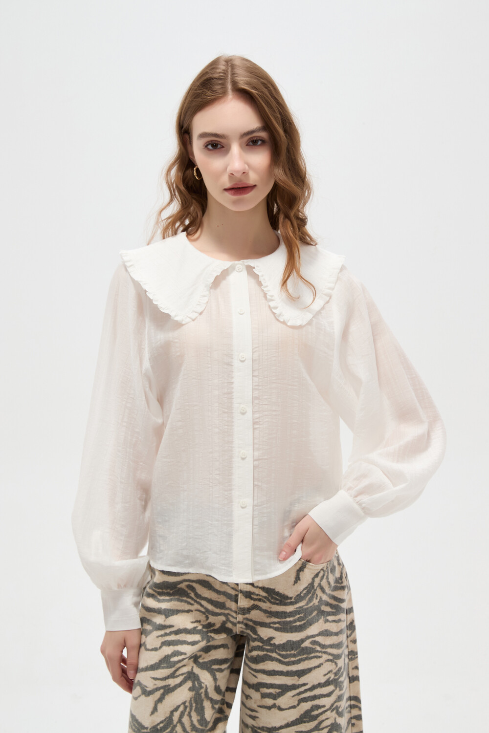 Camisa Raeli Marfil / Off White